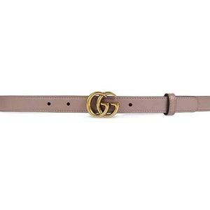 Authentic Gucci leather belt with Double G size 85